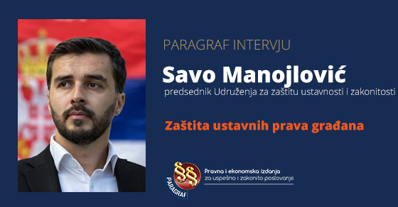 Savo Manojlović - intervju