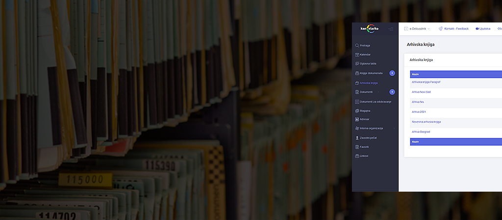 vođenje arhivske knjige kancelarko