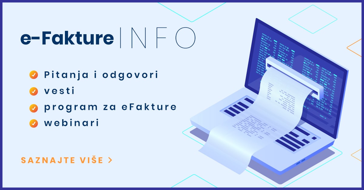 efakture - info portal - elektronske fakture